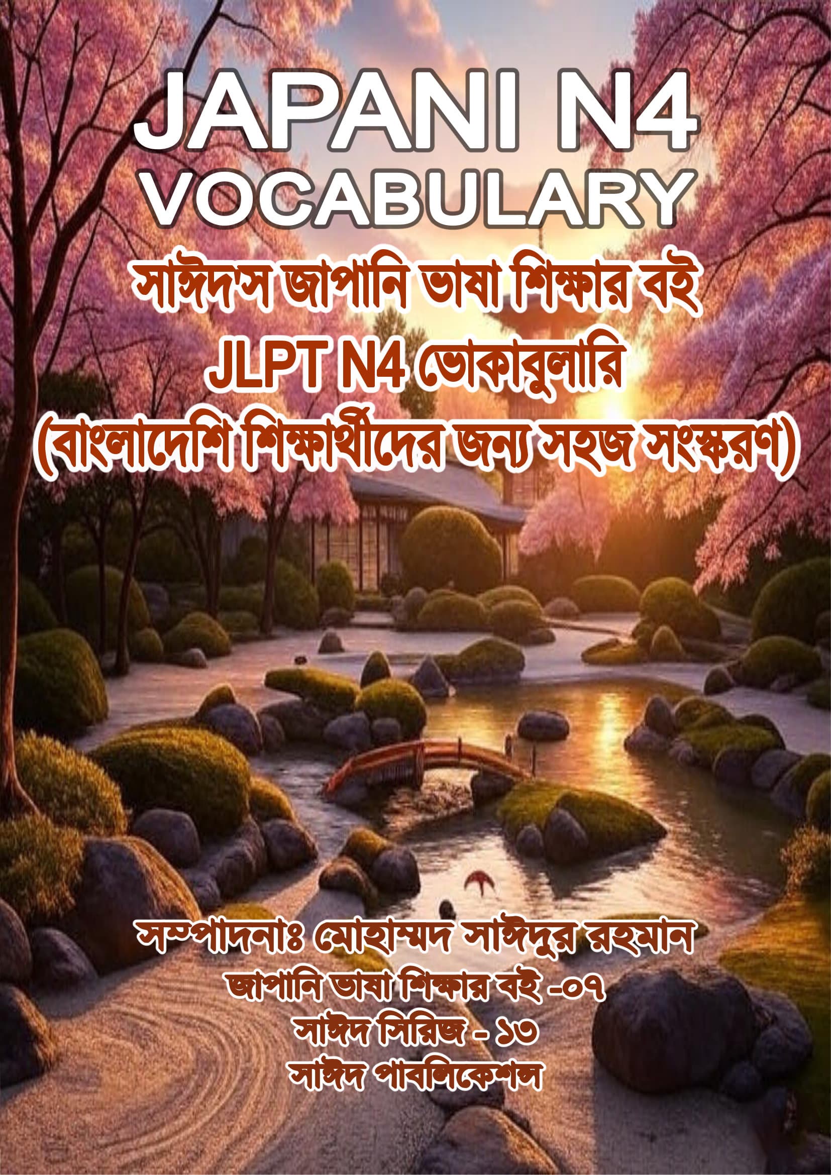 JAPANI N4 VOCABULARY – সাঈদস জাপানি ভাষা শিক্ষার বই (বাংলাদেশি শিক্ষার্থীদের জন্য সহজ সংস্করণ)